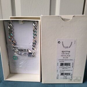 ATELIER SWAROVSKI By JEAN PAUL GAULTIER Reverse Necklace rare HTF